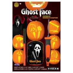 Scream Ghost Face Karva Pumpa Kit