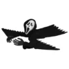 Scream Ghost Face Krypande Animerad Prop