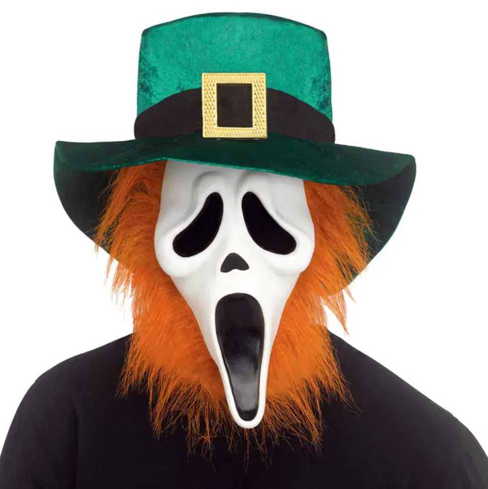 Scream Ghost Face St Patricks Mask