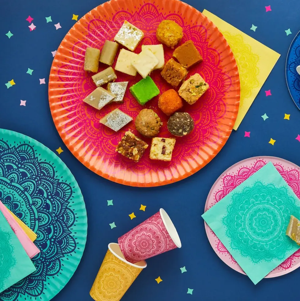 Serveringsfat i Papp Diwali