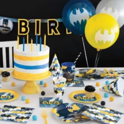 Servetter Batman Blå/Gul/Svart