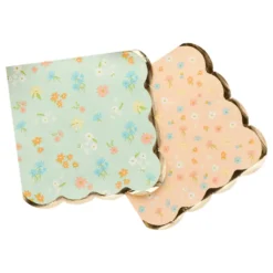 Servetter Floral Pastell