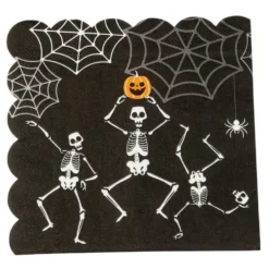 Servetter Halloween Skelett