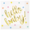 Servetter Hello Baby med Prickar