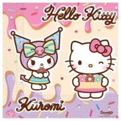 Servetter Hello Kitty & Kuromi