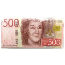Servetter 500-kronorssedlar