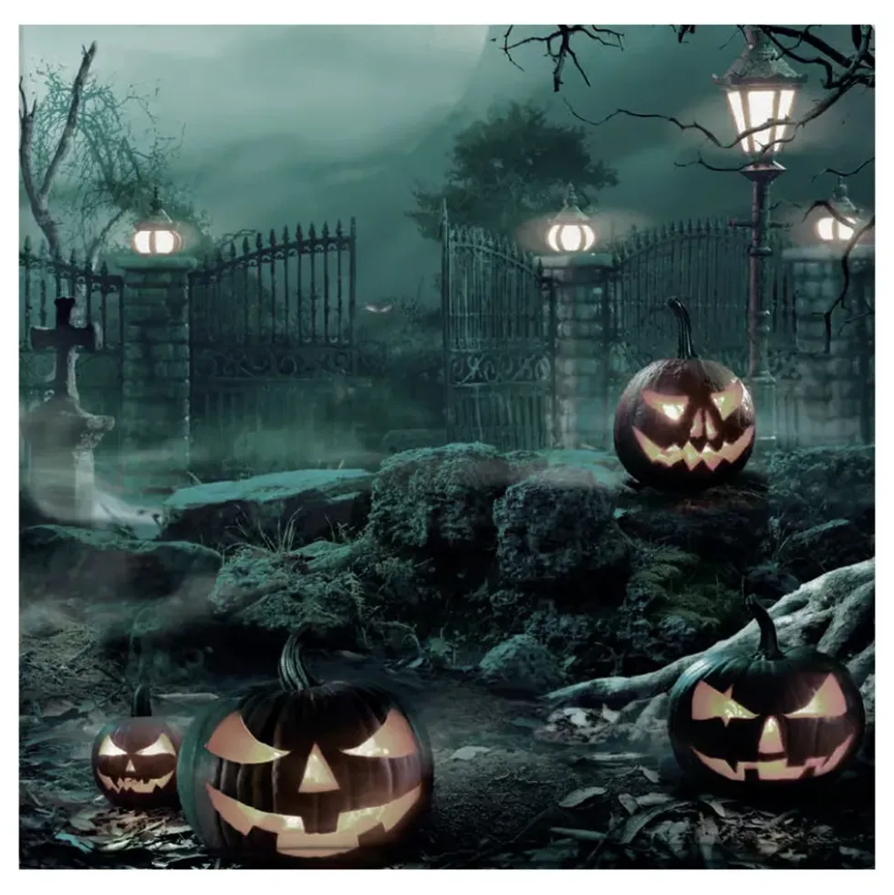 Servetter Kyrkogård Halloween