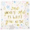 Servetter One Year Stjärnor Twinkle