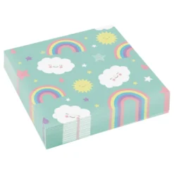 Servetter Rainbow & Cloud Grön