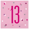 Servetter 13 Rosa