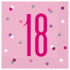 Servetter 18 Rosa