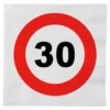 Servetter Trafikskylt 30