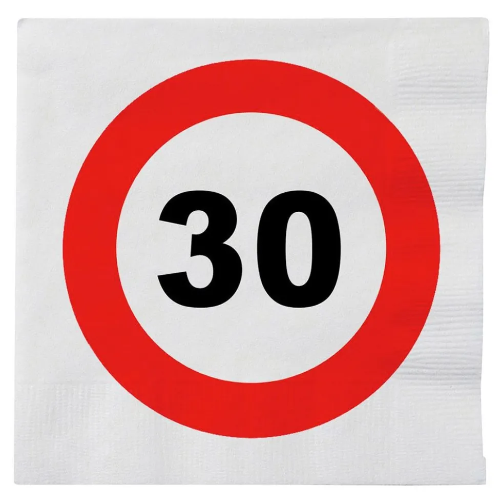 Servetter Trafikskylt 30