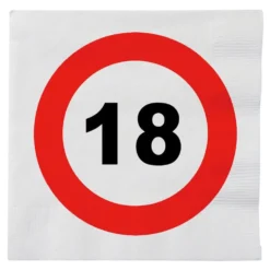 Servetter Trafikskylt 18