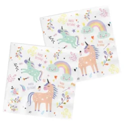 Servetter Unicorns & Rainbows