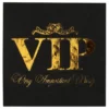 Servetter VIP Svart/Guld