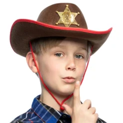 Sheriffhatt Brun för Barn