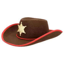 Sheriffhatt Brun för Barn