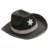 Sheriffhatt Svart