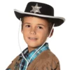 Sheriffhatt Svart för Barn