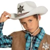 Sheriffhatt Vit för Barn