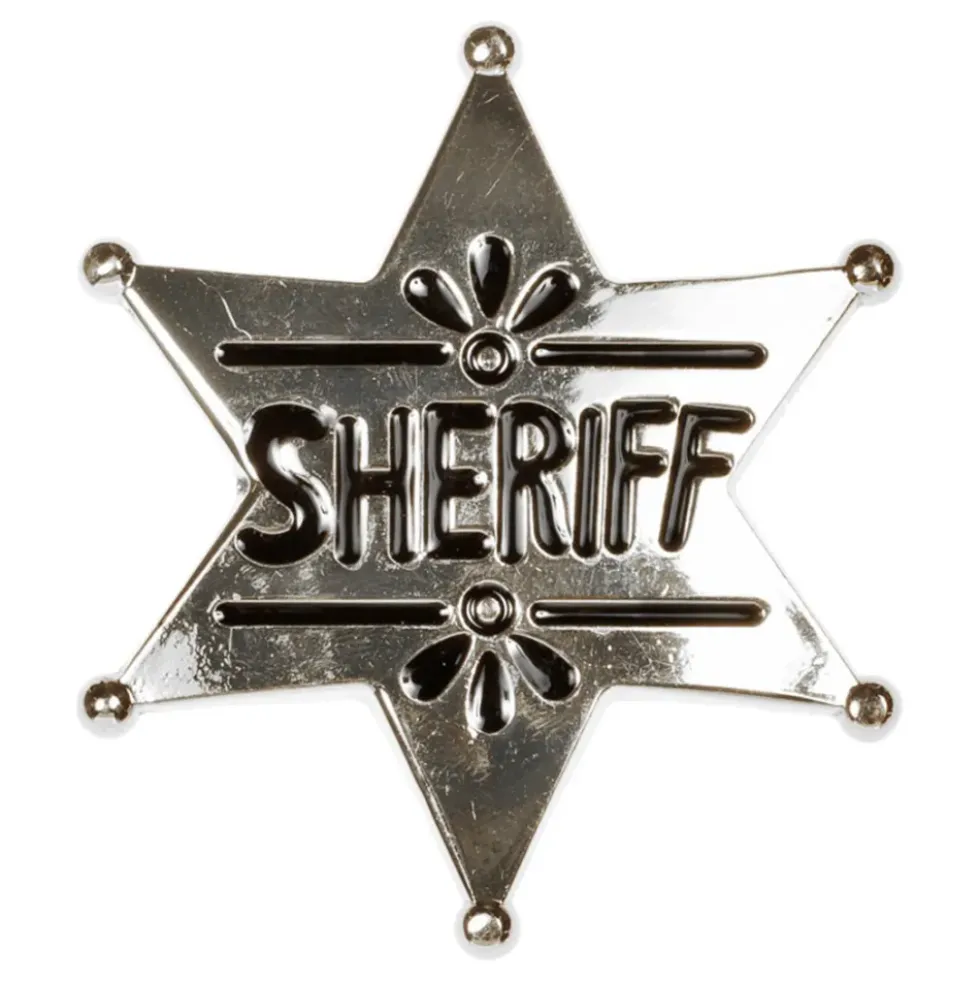 Sheriffstjärna Silver