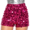 Shorts med Paljetter Rosa
