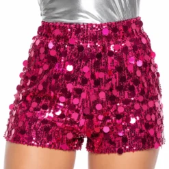 Shorts med Paljetter Rosa