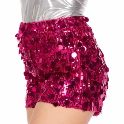 Shorts med Paljetter Rosa