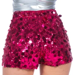 Shorts med Paljetter Rosa