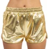 Shorts Metallic Guld