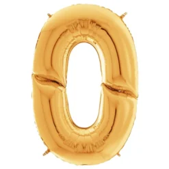 Sifferballong Guld Gigantisk