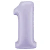 Sifferballong Lila Satin
