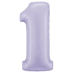 Sifferballong Lila Satin