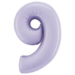 Sifferballong Lila Satin