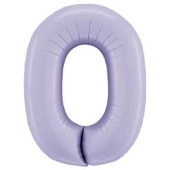 Sifferballong Lila Satin