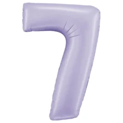 Sifferballong Lila Satin
