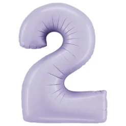 Sifferballong Lila Satin