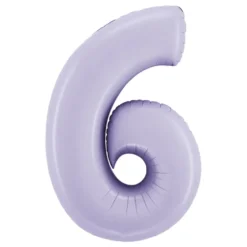 Sifferballong Lila Satin