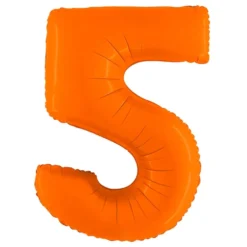 Sifferballong Matt Orange