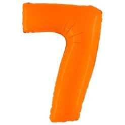 Sifferballong Matt Orange