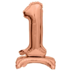 Sifferballong Mini på Ställning Roséguld