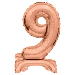 Sifferballong Mini på Ställning Roséguld