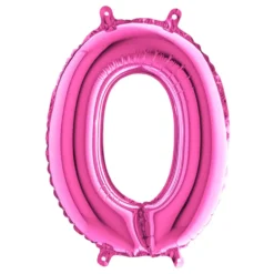 Sifferballong Mini Rosa Metallic