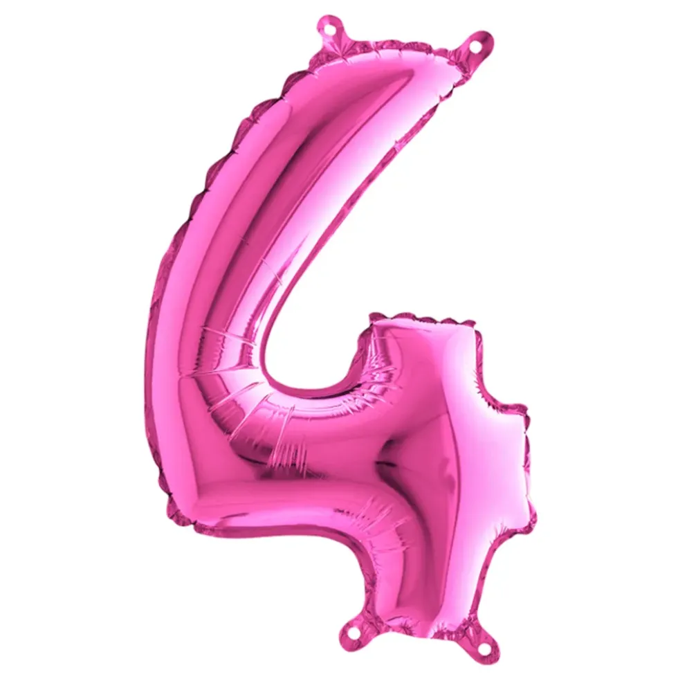 Sifferballong Mini Rosa Metallic