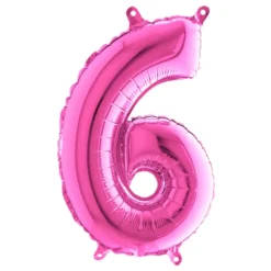 Sifferballong Mini Rosa Metallic
