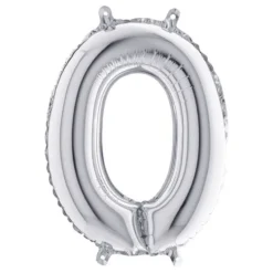 Sifferballong Mini Silver Metallic