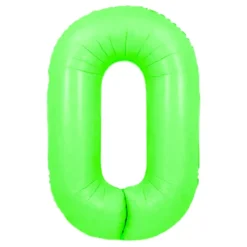 Sifferballong Neongrön
