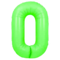 Sifferballong Neongrön