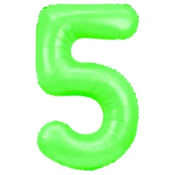 Sifferballong Neongrön